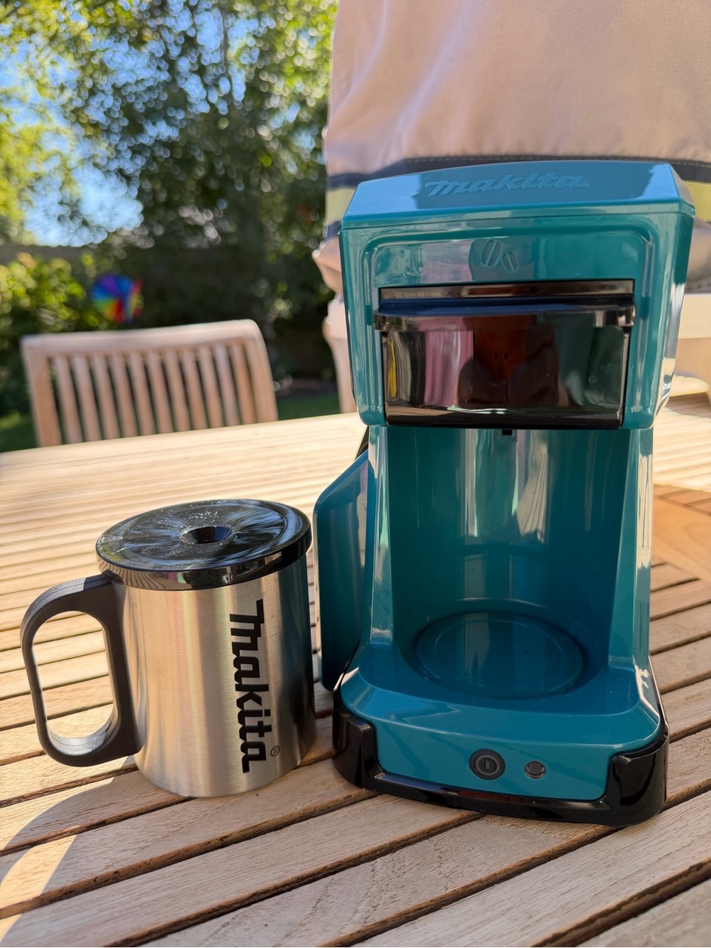 Makita DCM501Z 3-Cup Coffee Maker 18V or 12V Teal Cordless Tool ONLY w/ 5oz Cup